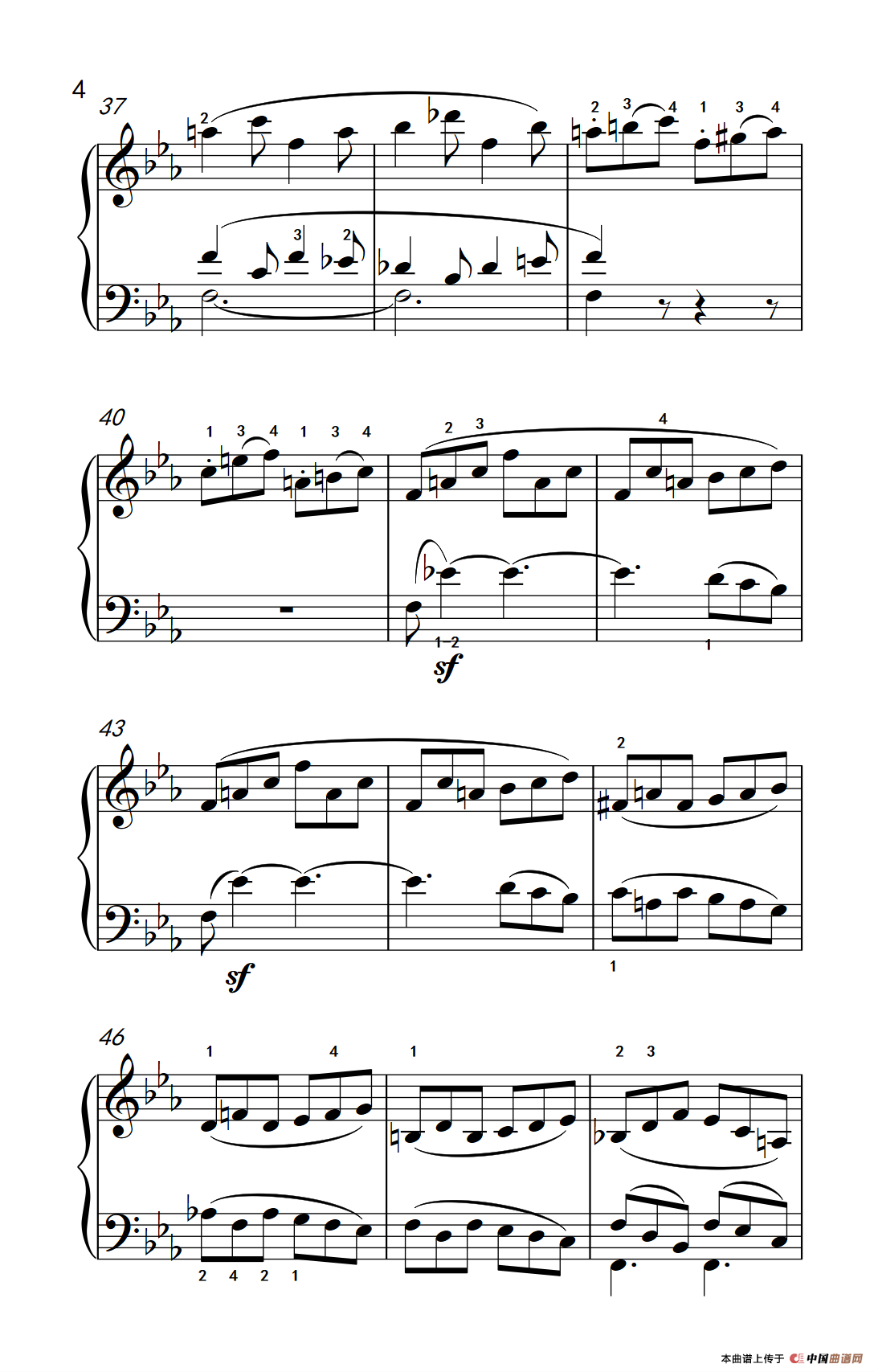 奏鸣曲 Opus 7 第一乐章（贝多芬奏鸣曲集 2）