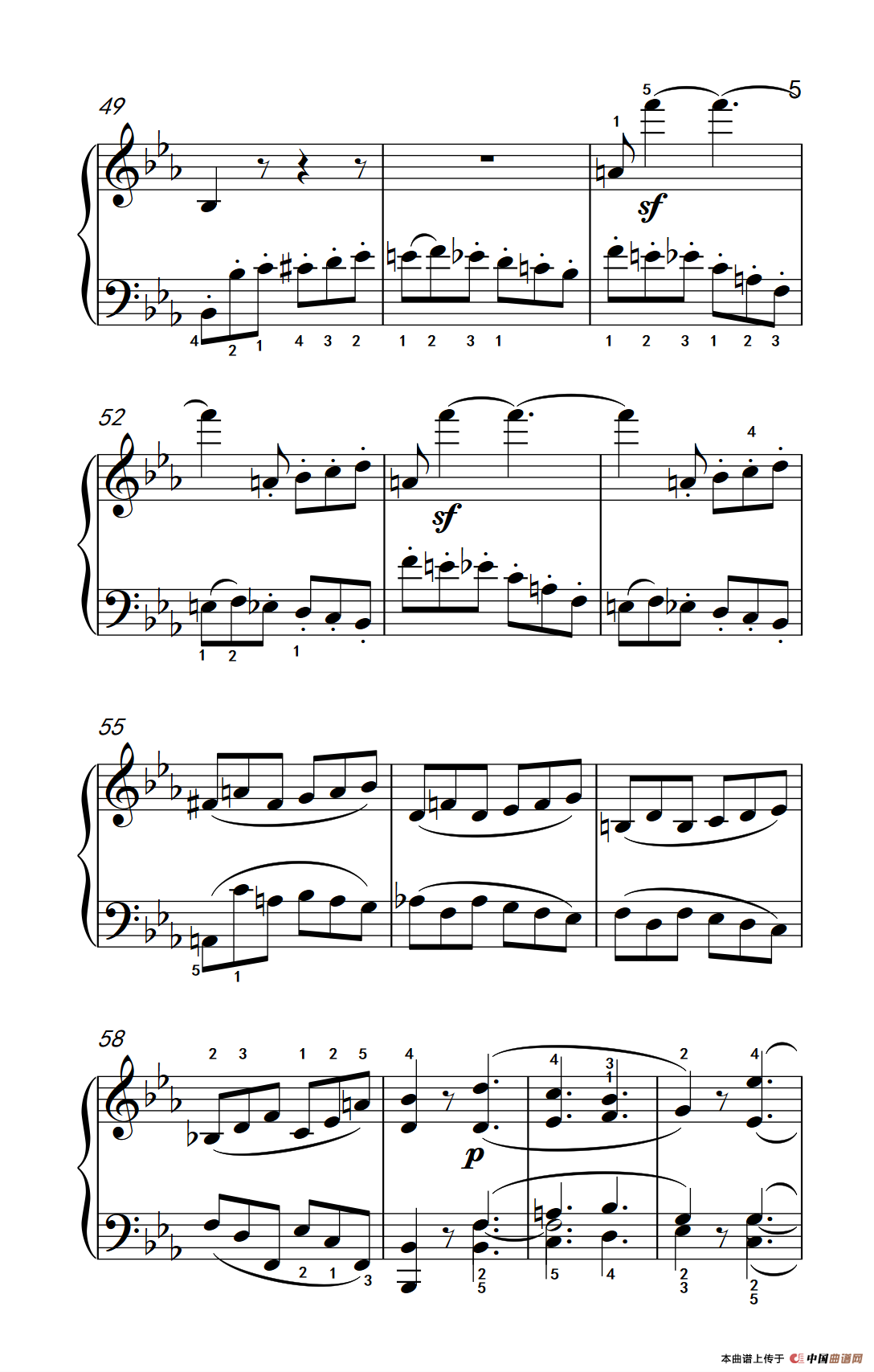 奏鸣曲 Opus 7 第一乐章（贝多芬奏鸣曲集 2）