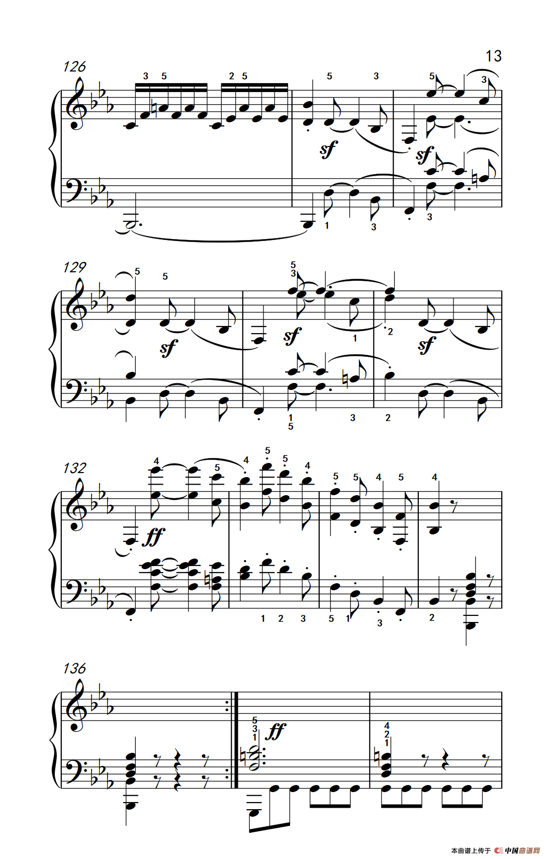 奏鸣曲 Opus 7 第一乐章（贝多芬奏鸣曲集 2）