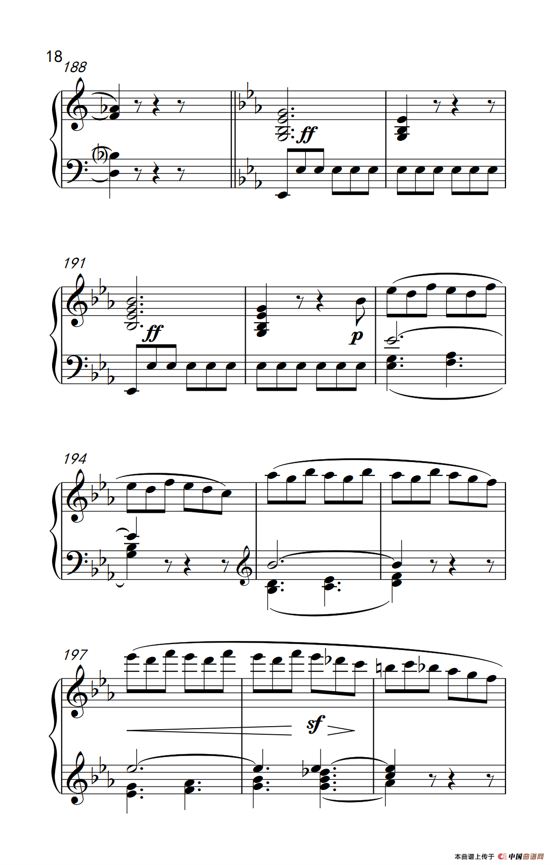 奏鸣曲 Opus 7 第一乐章（贝多芬奏鸣曲集 2）