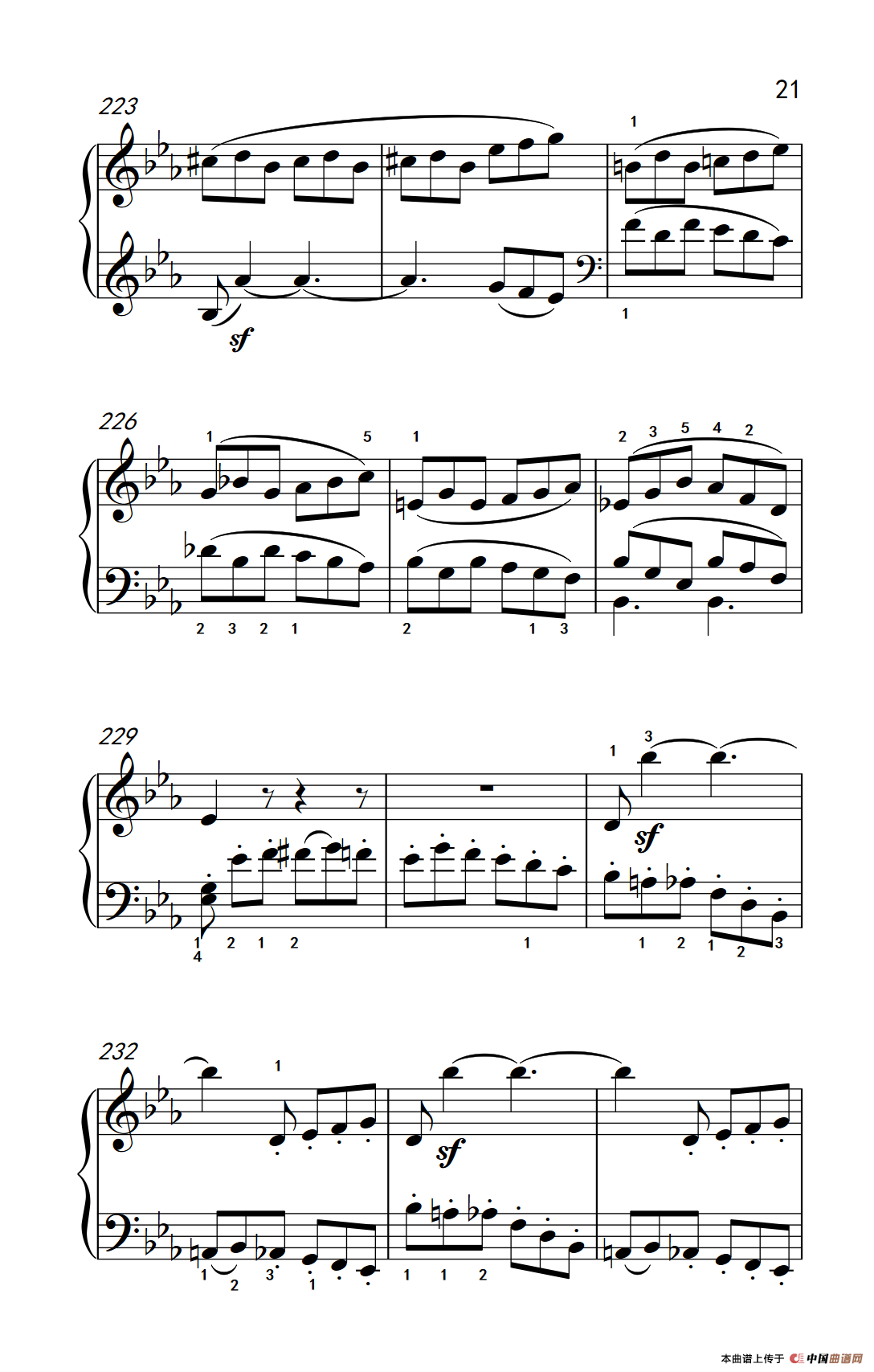 奏鸣曲 Opus 7 第一乐章（贝多芬奏鸣曲集 2）