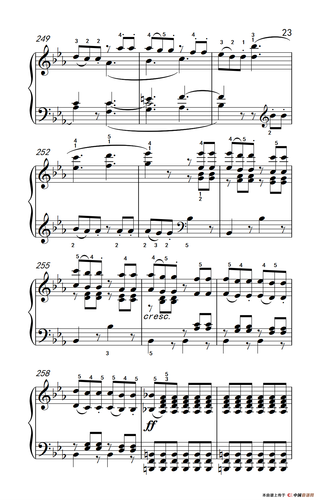 奏鸣曲 Opus 7 第一乐章（贝多芬奏鸣曲集 2）