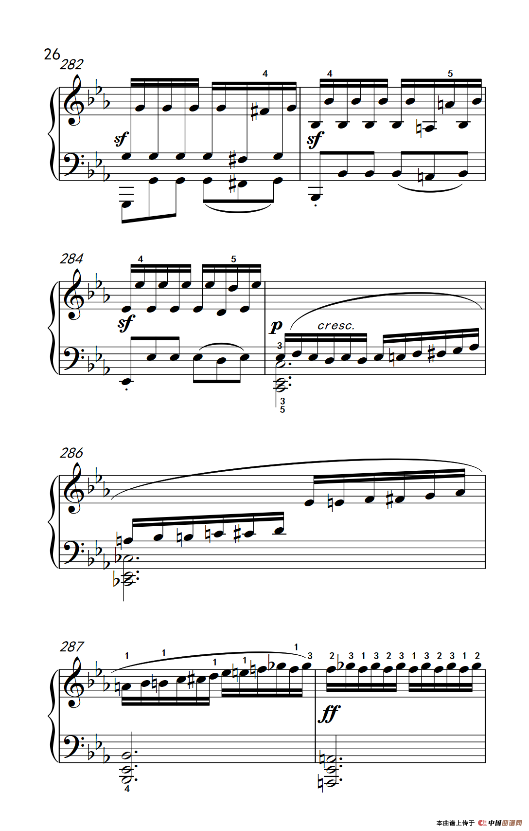 奏鸣曲 Opus 7 第一乐章（贝多芬奏鸣曲集 2）