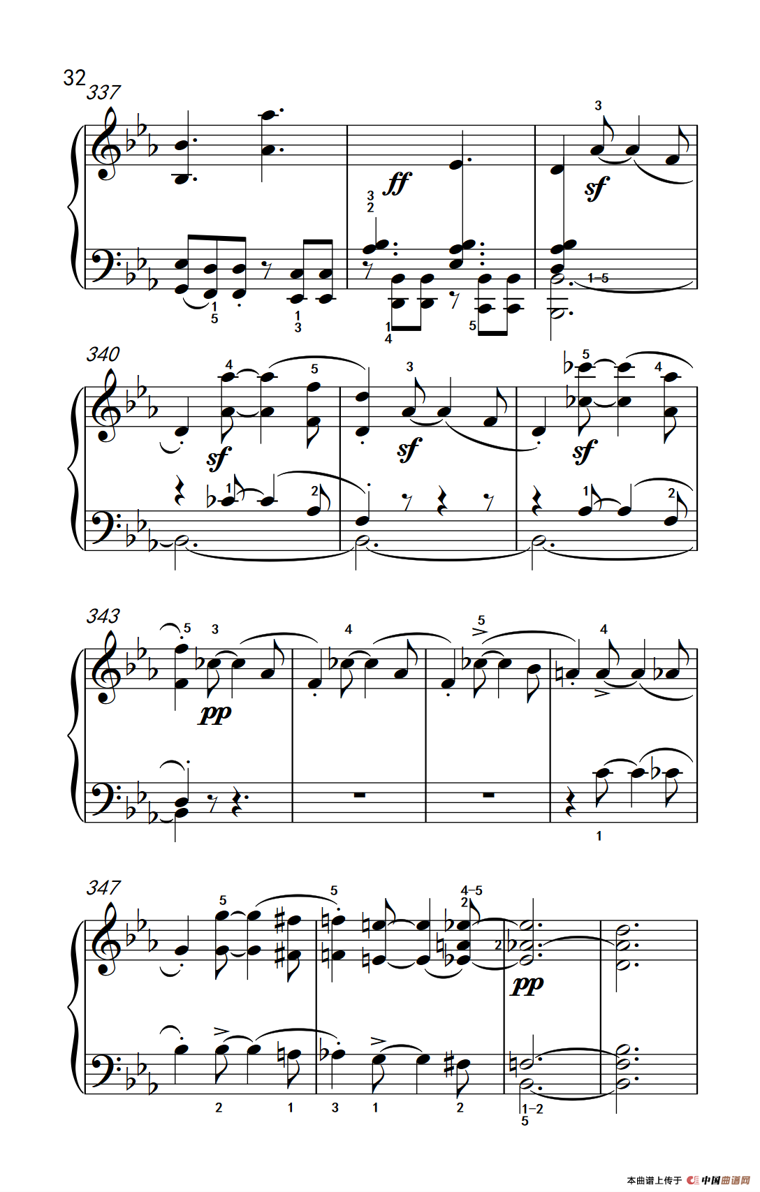 奏鸣曲 Opus 7 第一乐章（贝多芬奏鸣曲集 2）