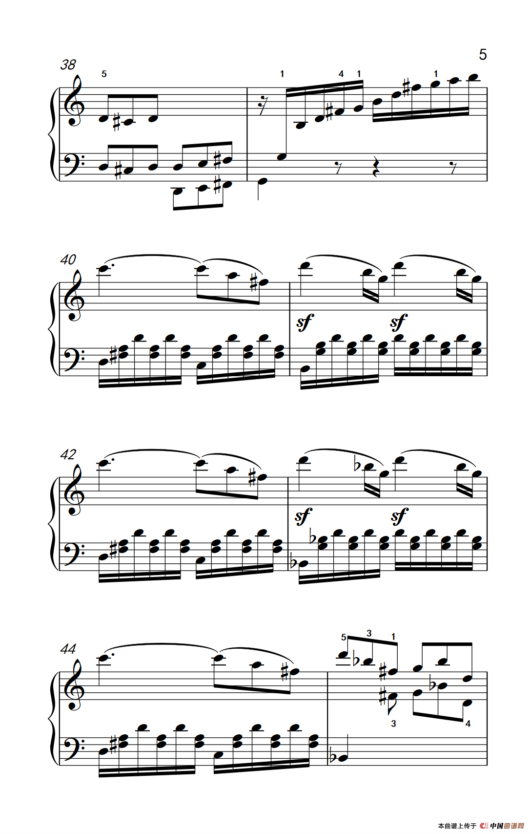 奏鸣曲 Opus 2 Nr.3 第四乐章（贝多芬奏鸣曲集 1）