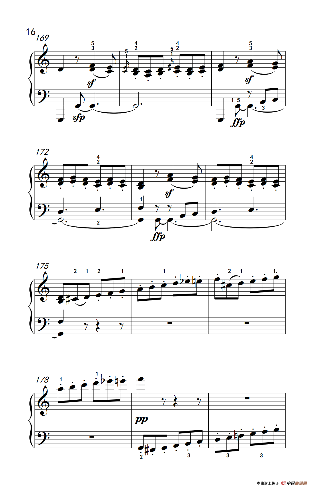 奏鸣曲 Opus 2 Nr.3 第四乐章（贝多芬奏鸣曲集 1）