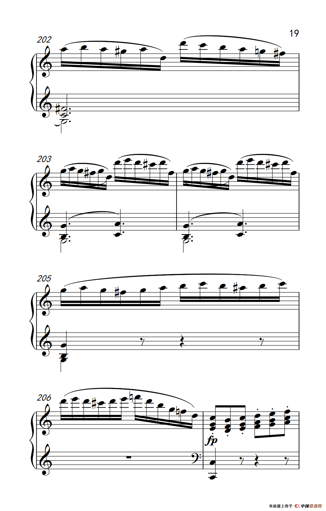 奏鸣曲 Opus 2 Nr.3 第四乐章（贝多芬奏鸣曲集 1）