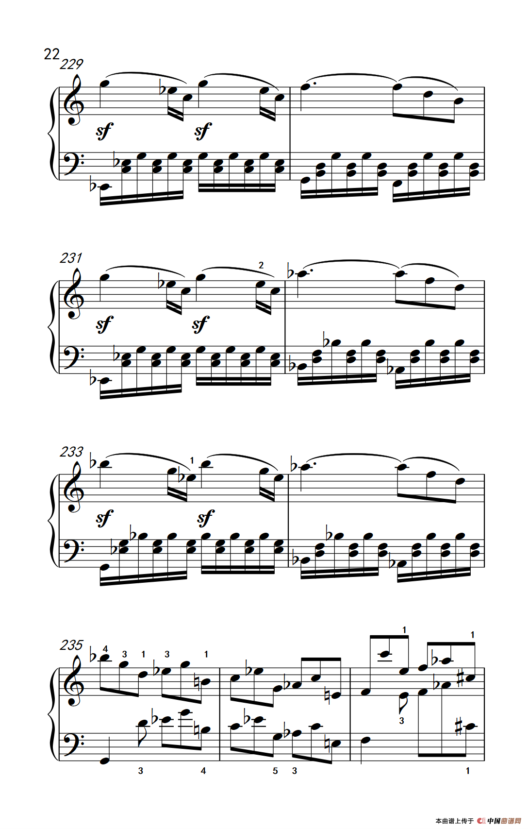 奏鸣曲 Opus 2 Nr.3 第四乐章（贝多芬奏鸣曲集 1）