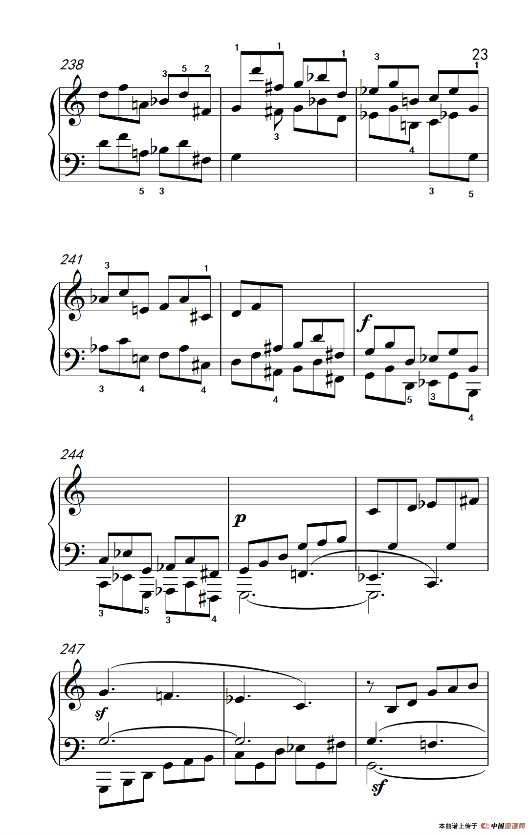 奏鸣曲 Opus 2 Nr.3 第四乐章（贝多芬奏鸣曲集 1）