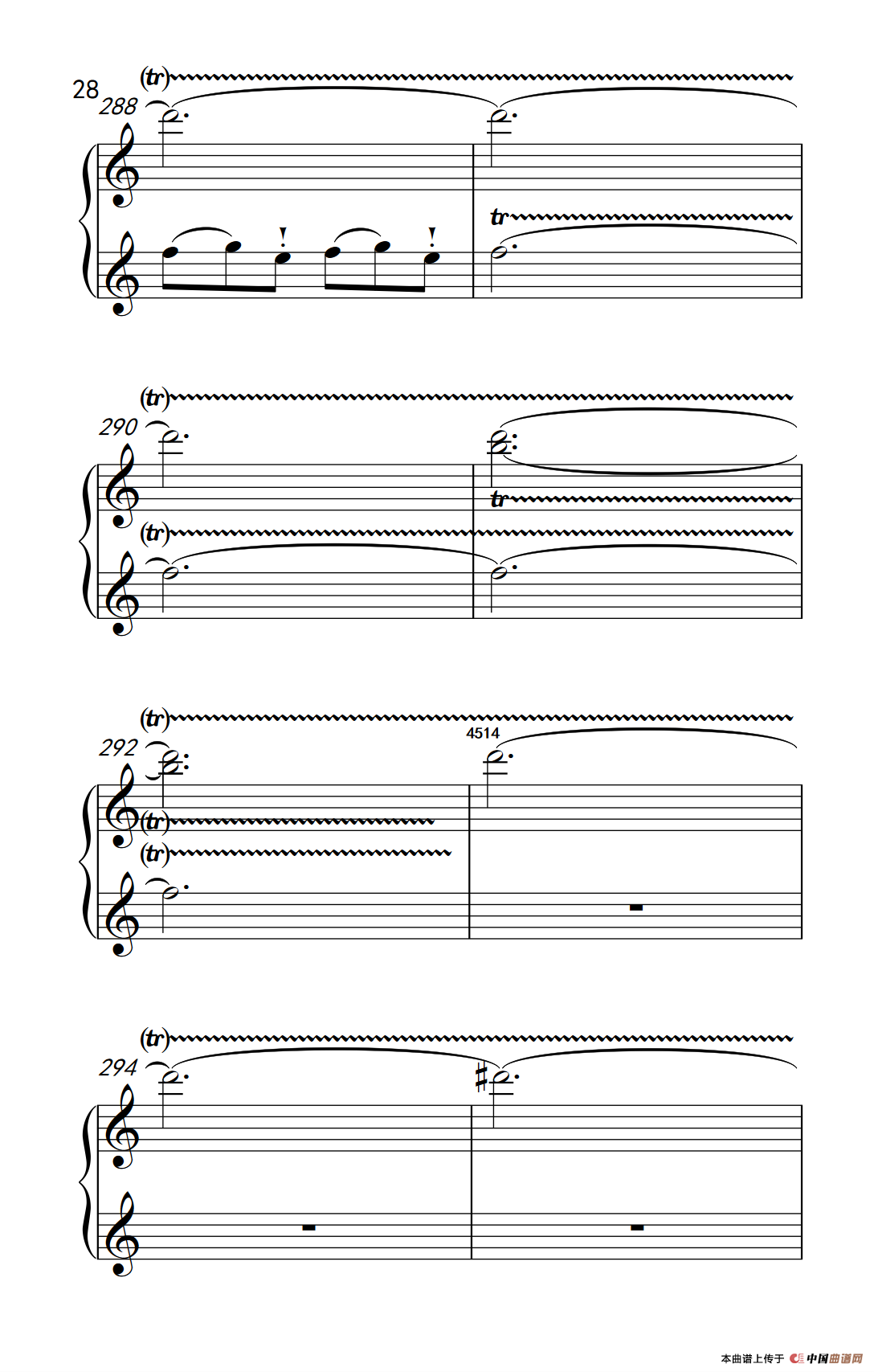 奏鸣曲 Opus 2 Nr.3 第四乐章（贝多芬奏鸣曲集 1）