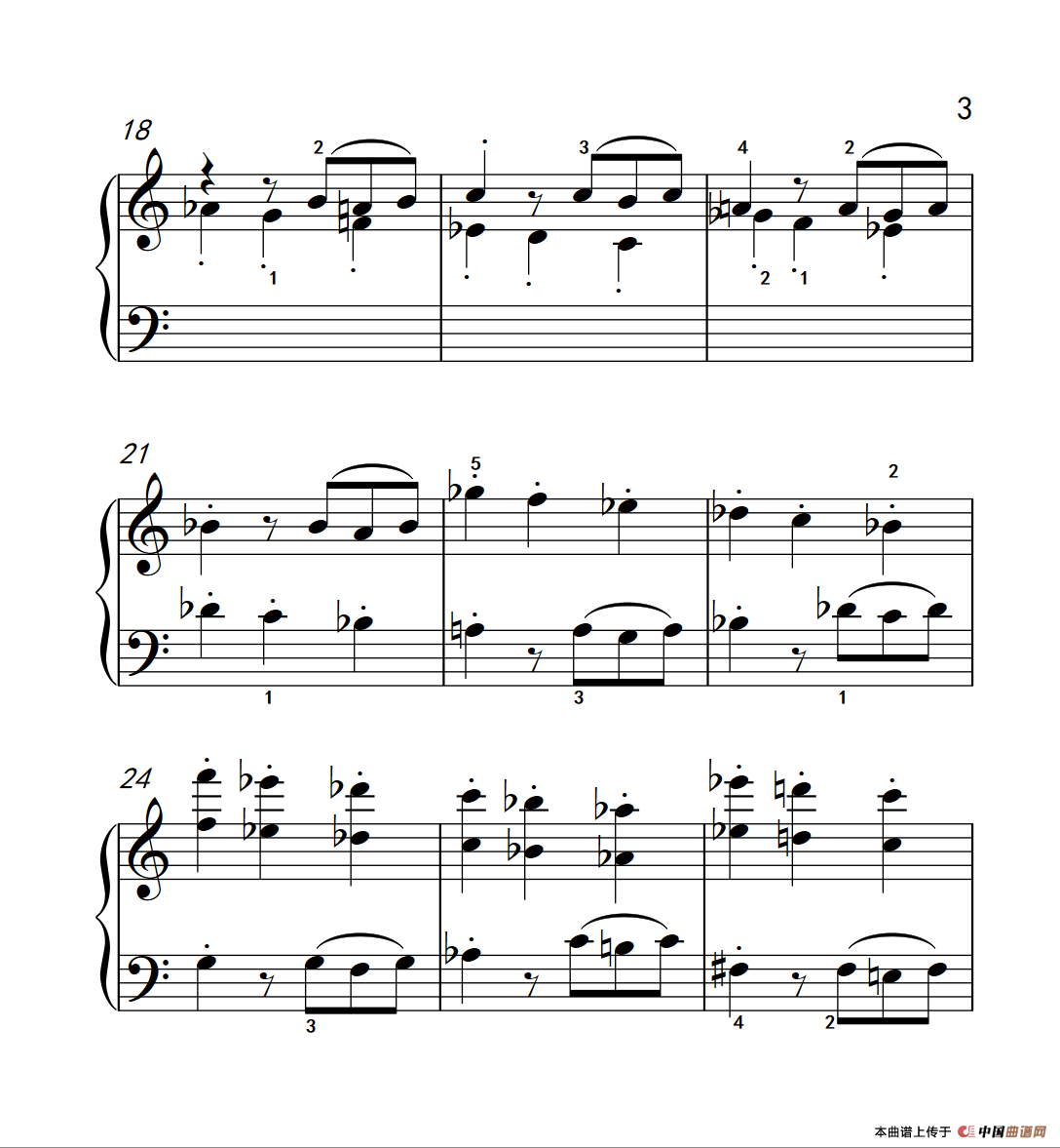 奏鸣曲 Opus 2 Nr.3 第三乐章（贝多芬奏鸣曲集 1）