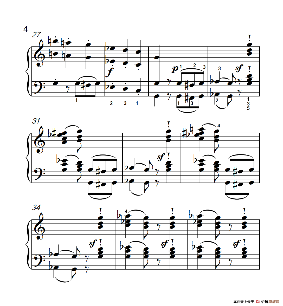 奏鸣曲 Opus 2 Nr.3 第三乐章（贝多芬奏鸣曲集 1）