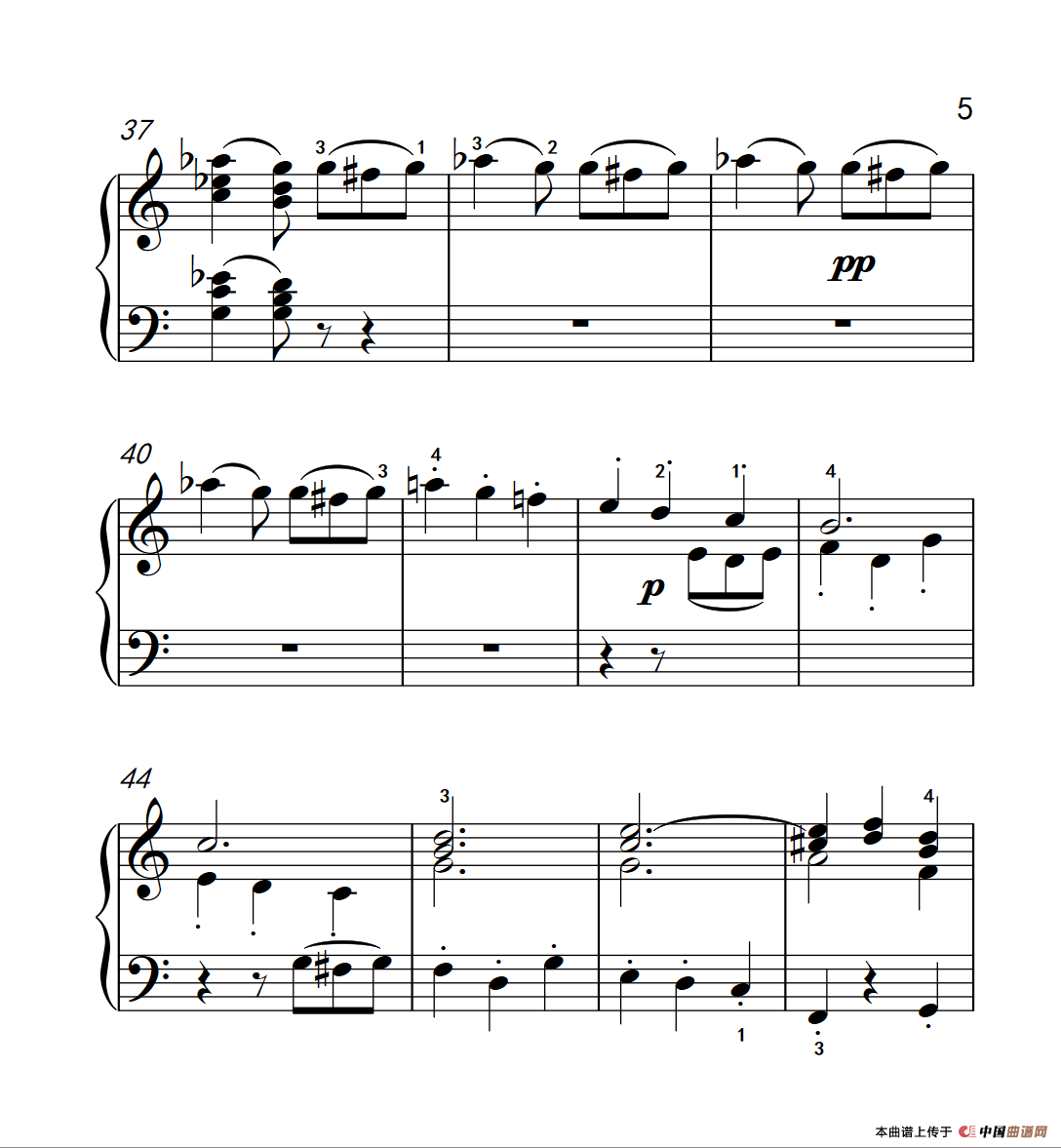 奏鸣曲 Opus 2 Nr.3 第三乐章（贝多芬奏鸣曲集 1）