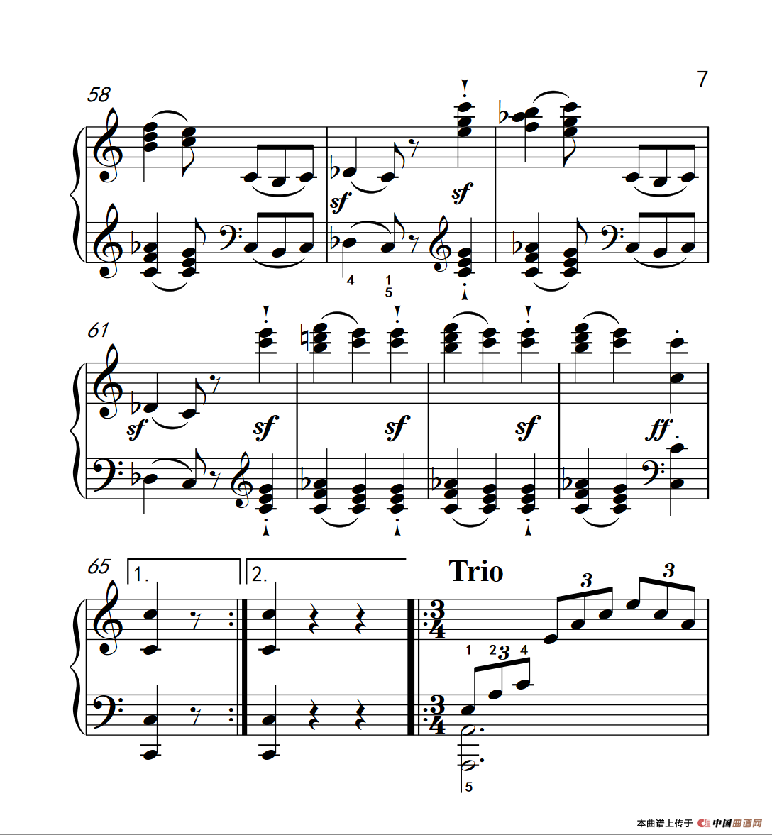 奏鸣曲 Opus 2 Nr.3 第三乐章（贝多芬奏鸣曲集 1）