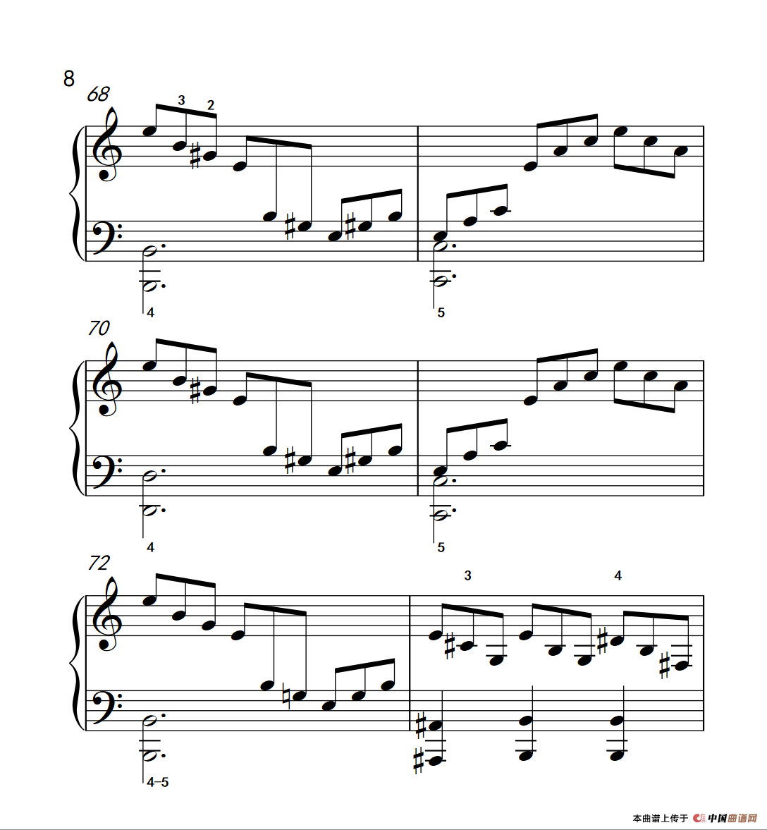 奏鸣曲 Opus 2 Nr.3 第三乐章（贝多芬奏鸣曲集 1）