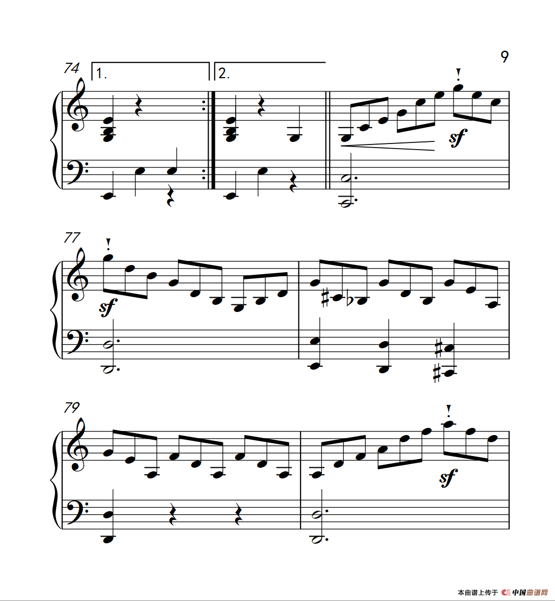 奏鸣曲 Opus 2 Nr.3 第三乐章（贝多芬奏鸣曲集 1）