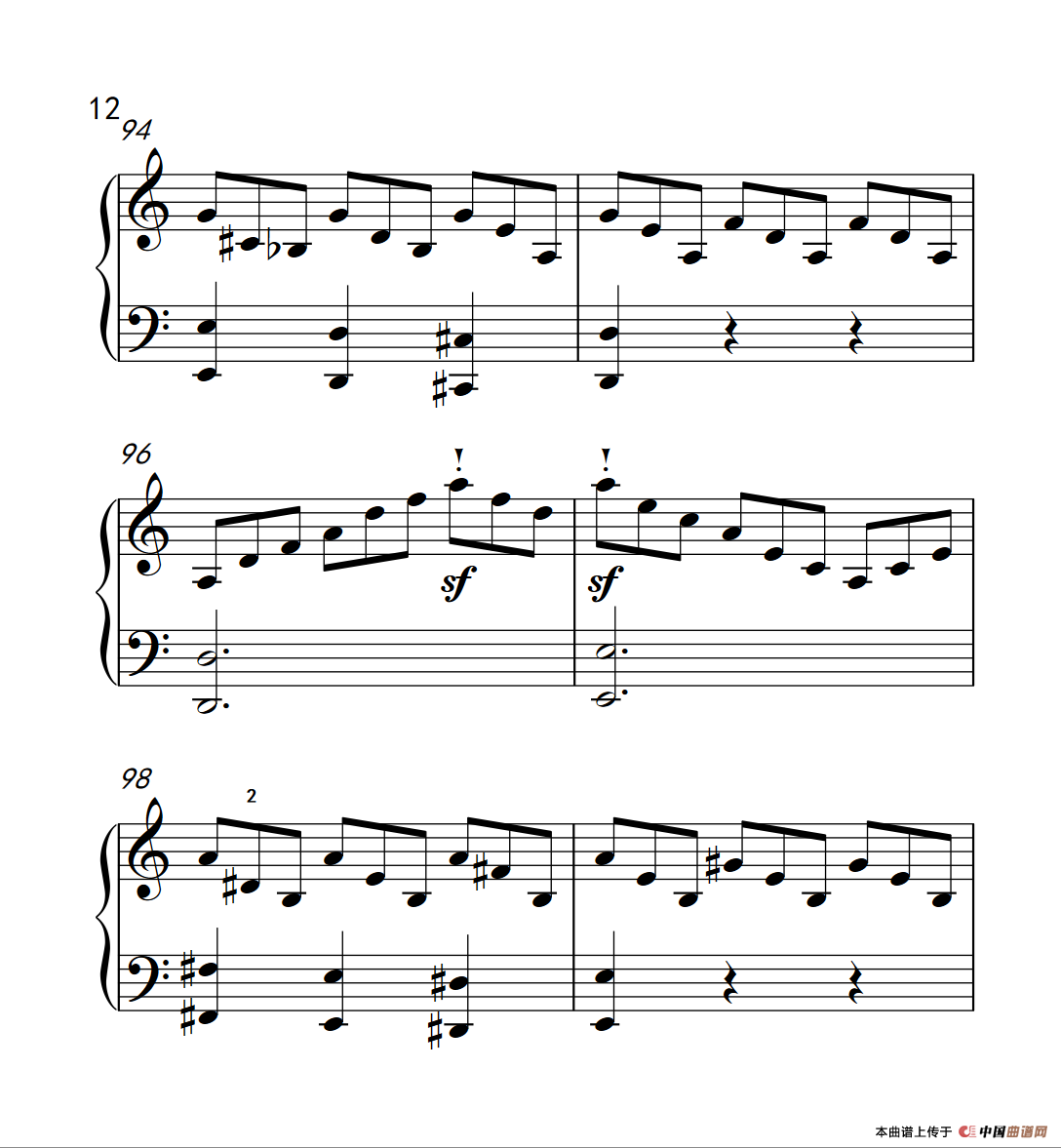 奏鸣曲 Opus 2 Nr.3 第三乐章（贝多芬奏鸣曲集 1）