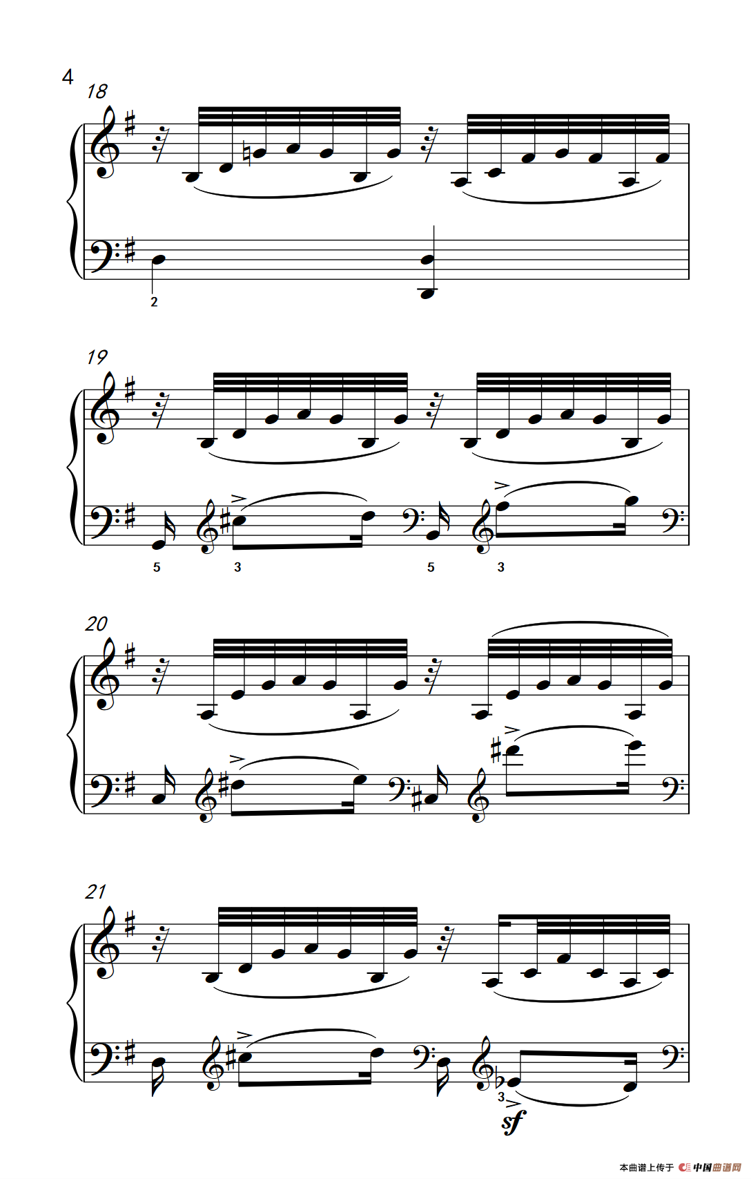 奏鸣曲 Opus 2 Nr.3 第二乐章（贝多芬奏鸣曲集 1）