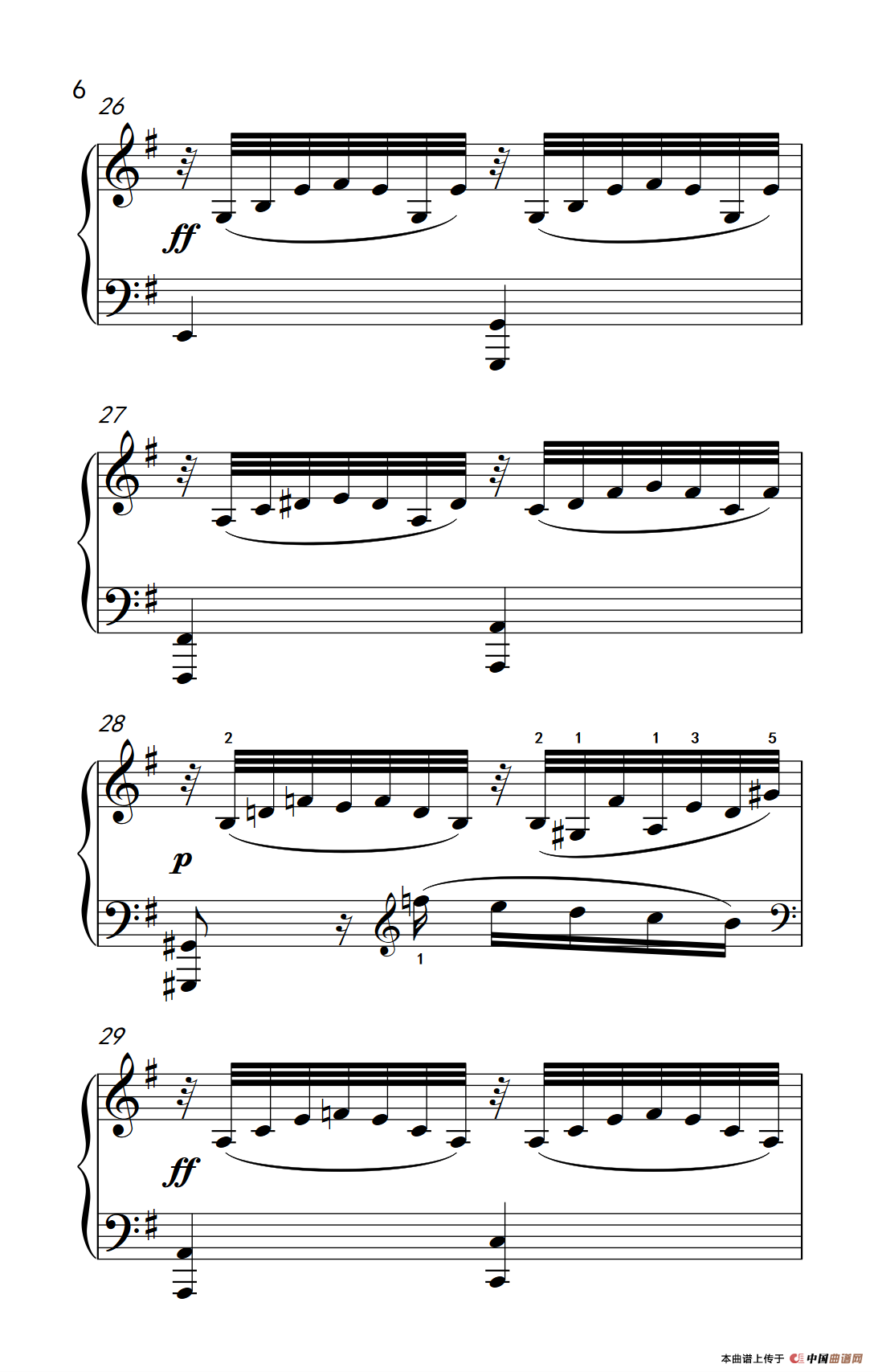 奏鸣曲 Opus 2 Nr.3 第二乐章（贝多芬奏鸣曲集 1）