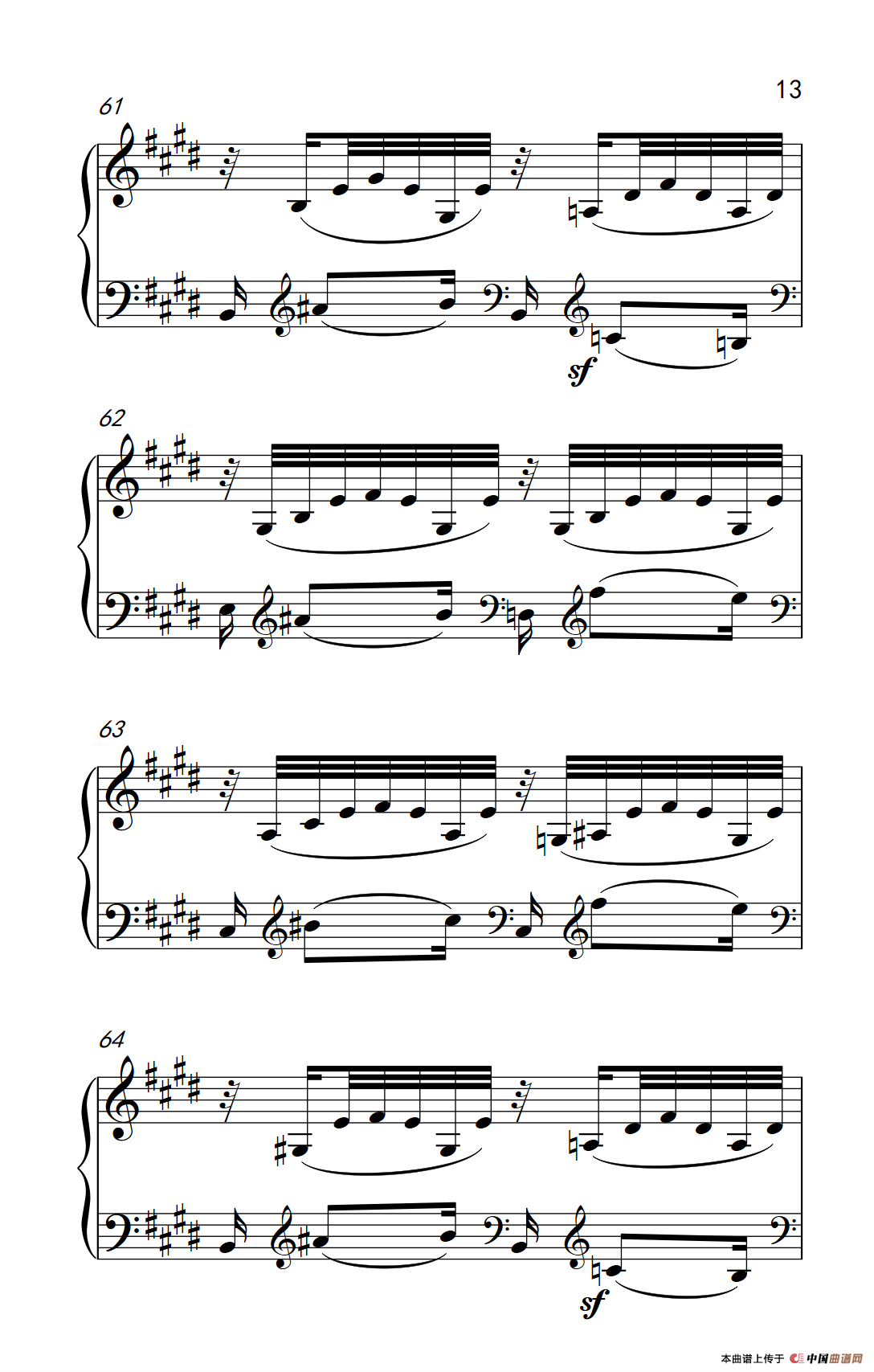 奏鸣曲 Opus 2 Nr.3 第二乐章（贝多芬奏鸣曲集 1）