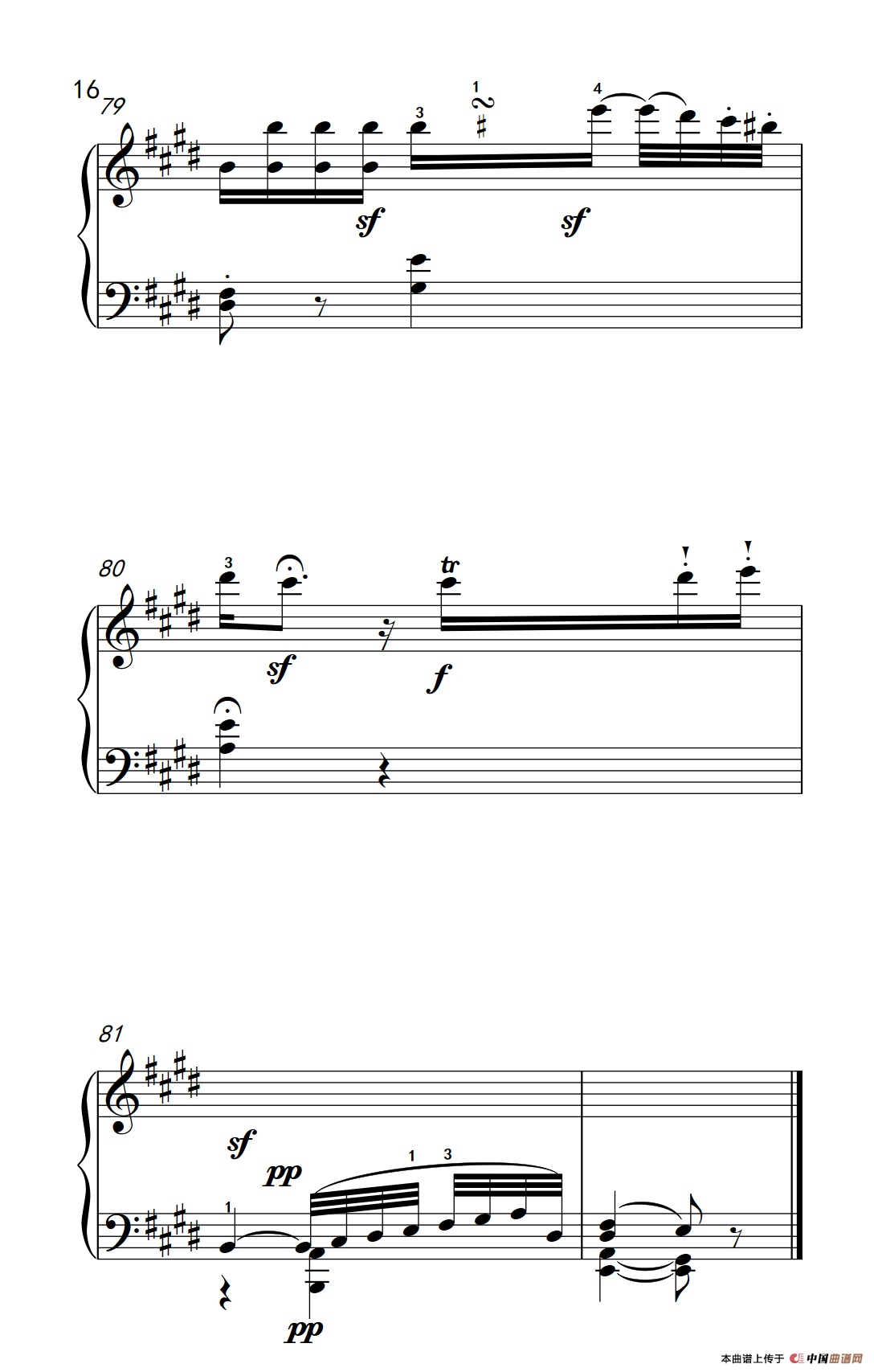 奏鸣曲 Opus 2 Nr.3 第二乐章（贝多芬奏鸣曲集 1）