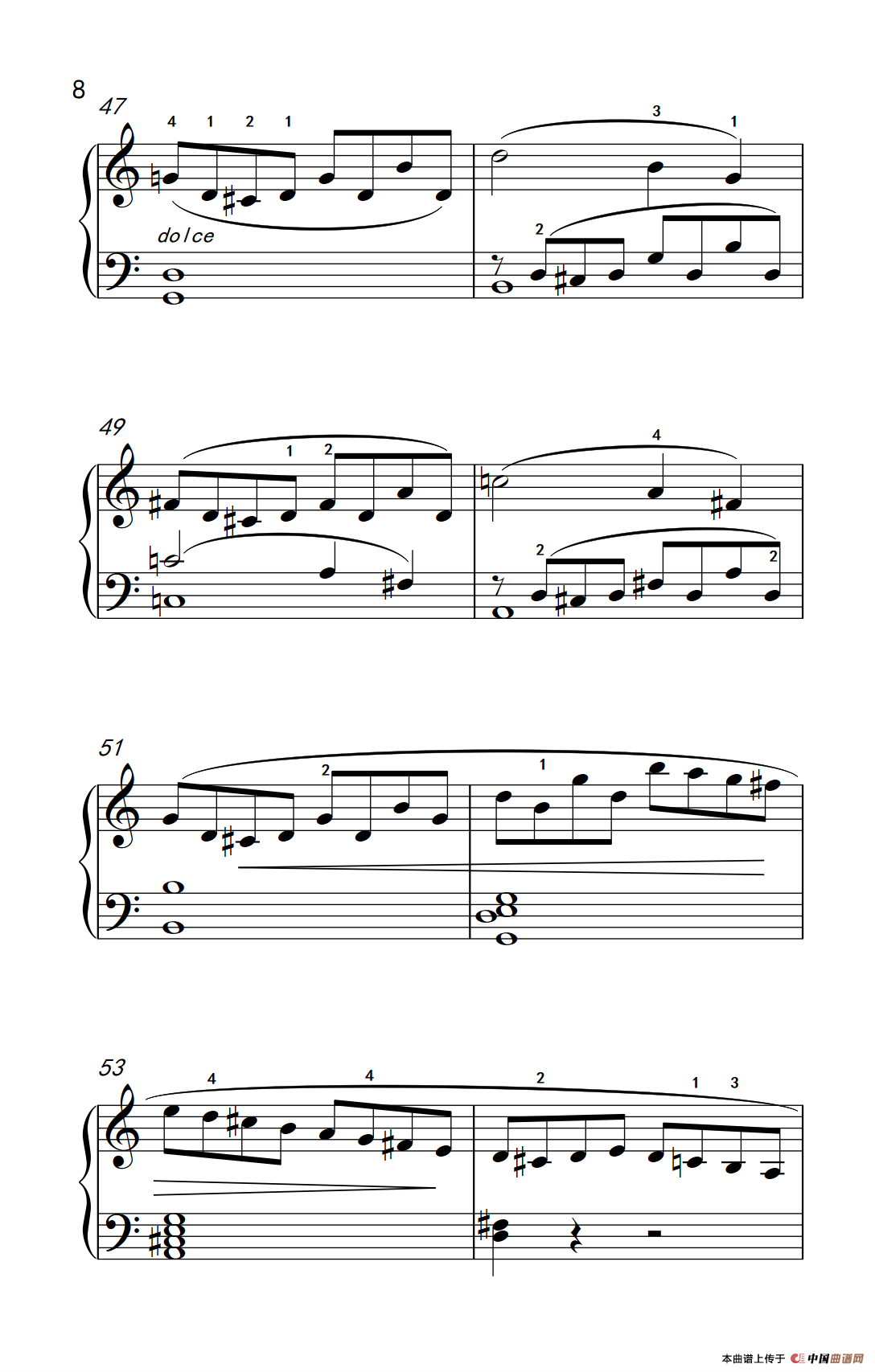 奏鸣曲 Opus 2 Nr.3 第一乐章（贝多芬奏鸣曲集 1）