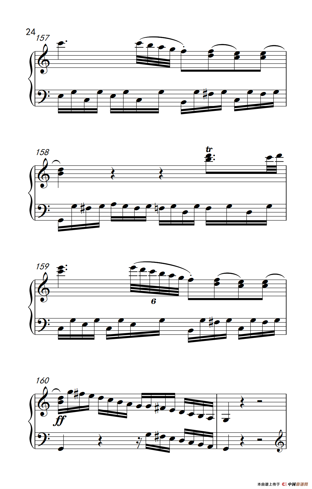 奏鸣曲 Opus 2 Nr.3 第一乐章（贝多芬奏鸣曲集 1）