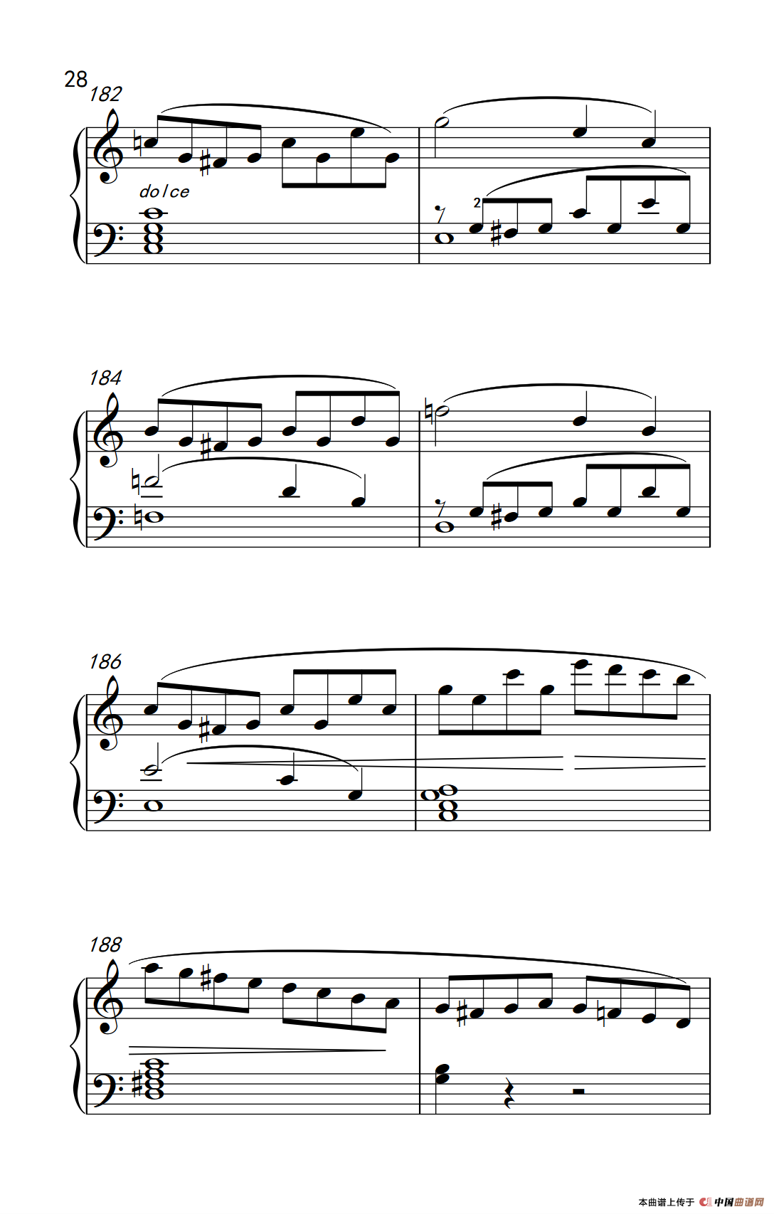 奏鸣曲 Opus 2 Nr.3 第一乐章（贝多芬奏鸣曲集 1）