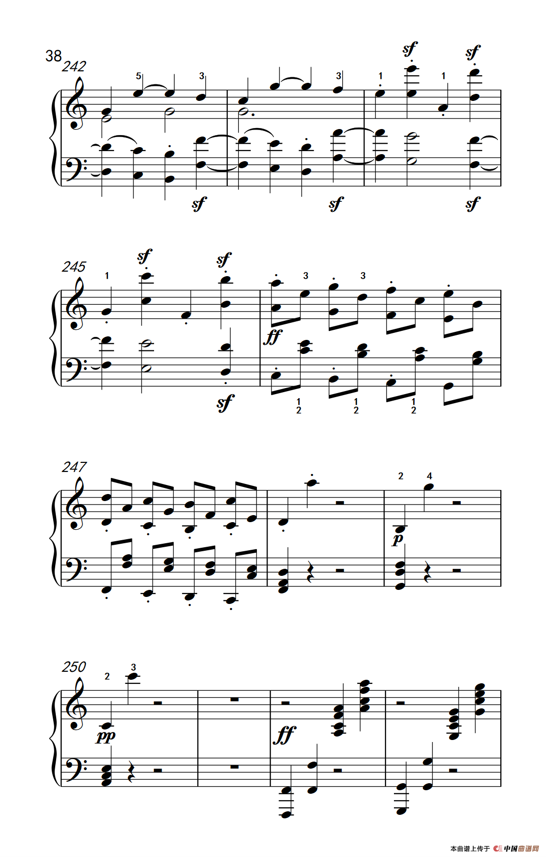 奏鸣曲 Opus 2 Nr.3 第一乐章（贝多芬奏鸣曲集 1）