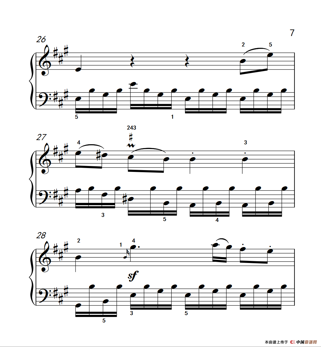 奏鸣曲 Opus 2 Nr.2 第四乐章（贝多芬奏鸣曲集 1）