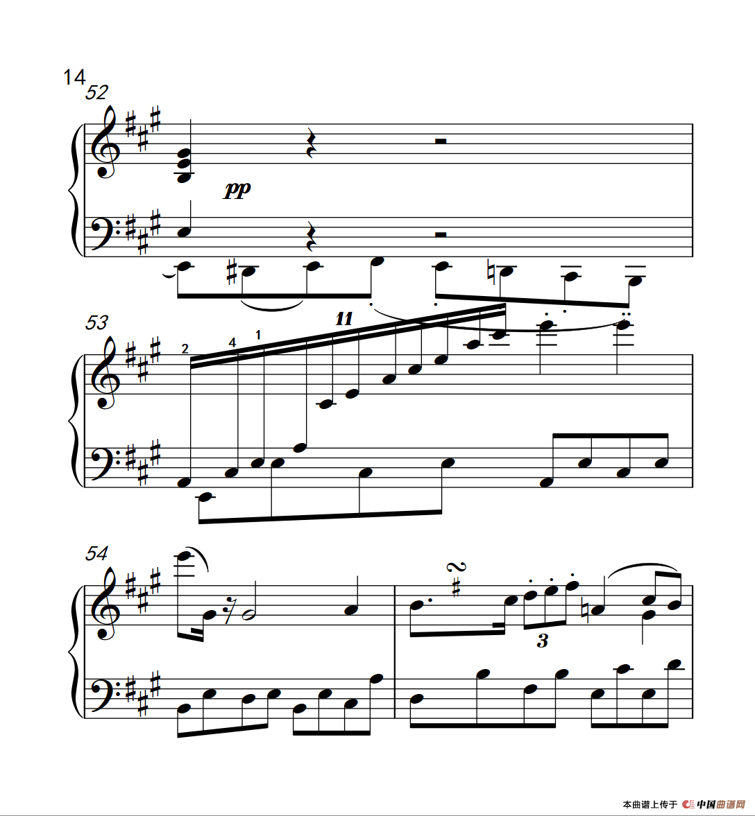 奏鸣曲 Opus 2 Nr.2 第四乐章（贝多芬奏鸣曲集 1）