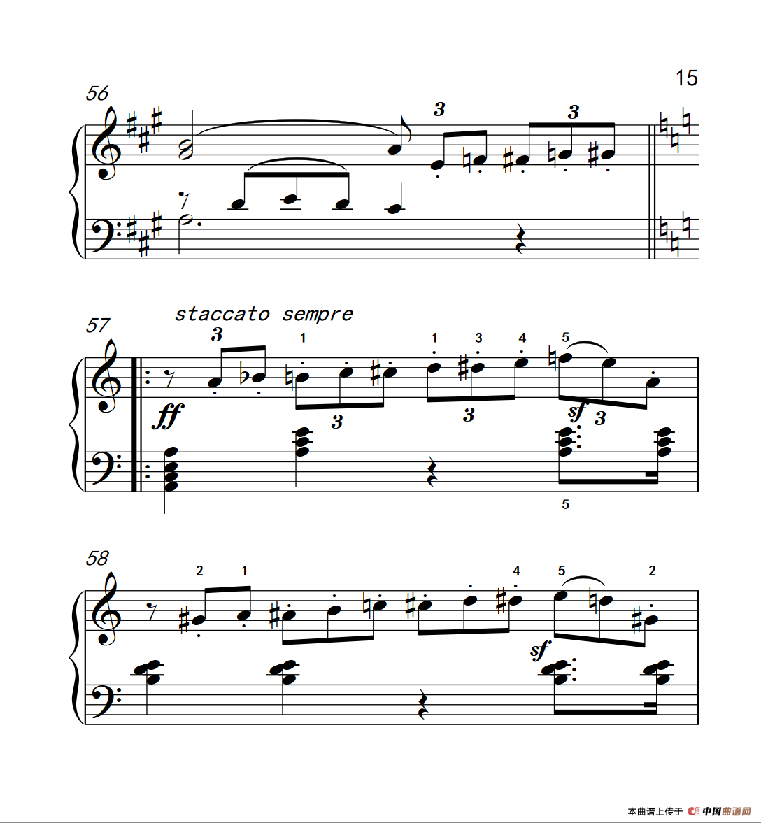 奏鸣曲 Opus 2 Nr.2 第四乐章（贝多芬奏鸣曲集 1）