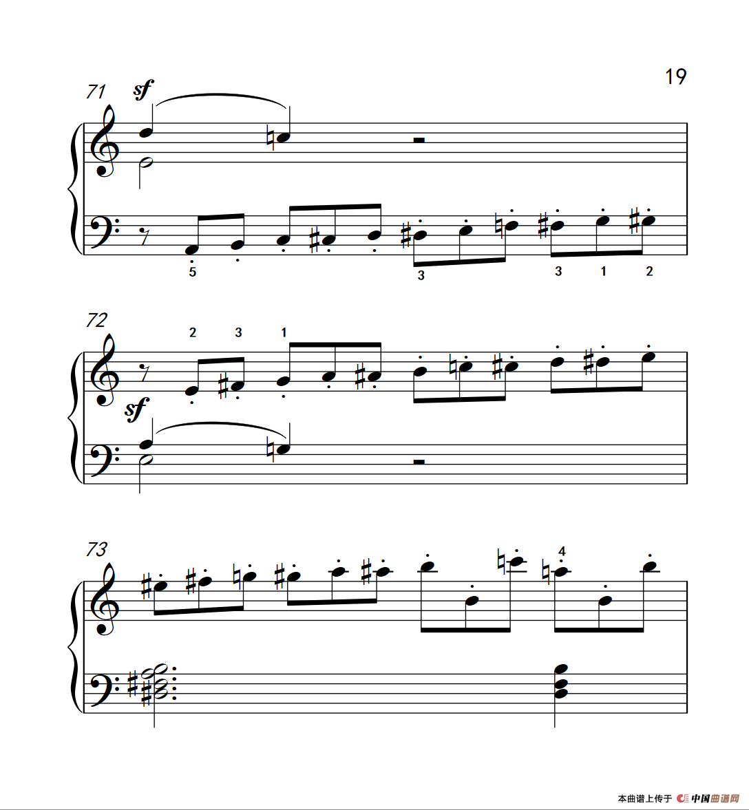 奏鸣曲 Opus 2 Nr.2 第四乐章（贝多芬奏鸣曲集 1）