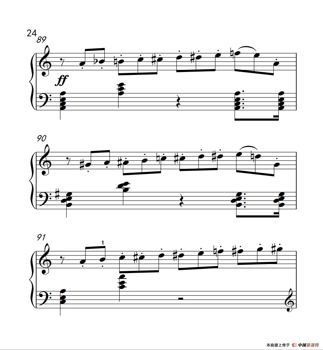 奏鸣曲 Opus 2 Nr.2 第四乐章（贝多芬奏鸣曲集 1）