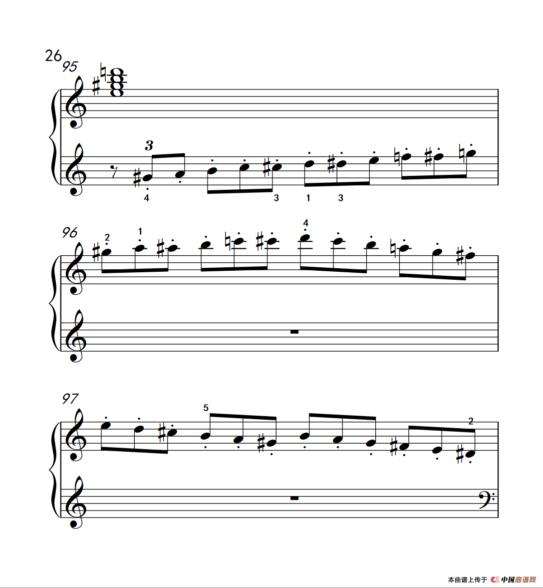 奏鸣曲 Opus 2 Nr.2 第四乐章（贝多芬奏鸣曲集 1）