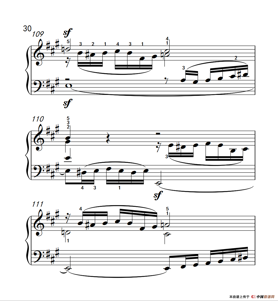 奏鸣曲 Opus 2 Nr.2 第四乐章（贝多芬奏鸣曲集 1）