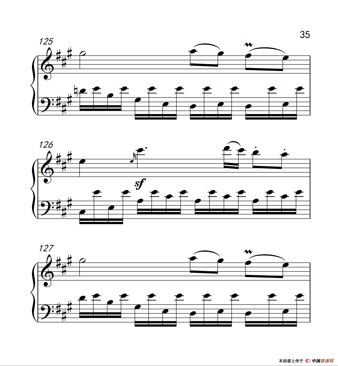 奏鸣曲 Opus 2 Nr.2 第四乐章（贝多芬奏鸣曲集 1）