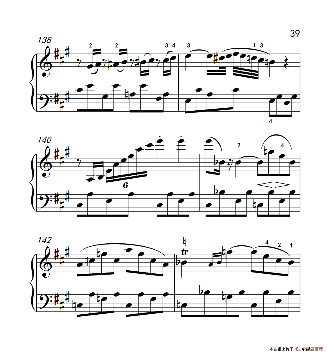 奏鸣曲 Opus 2 Nr.2 第四乐章（贝多芬奏鸣曲集 1）