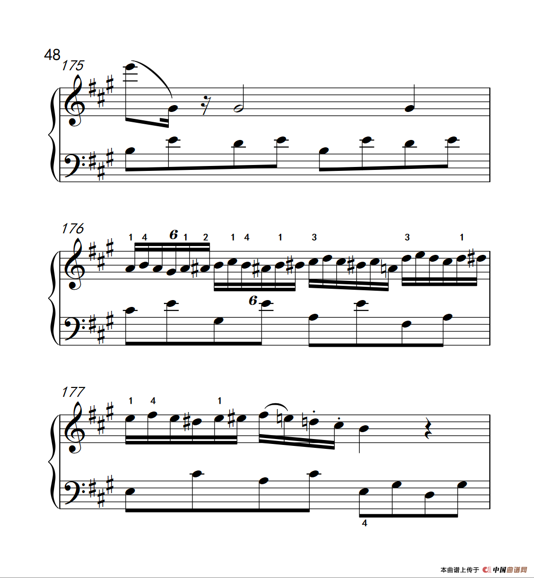 奏鸣曲 Opus 2 Nr.2 第四乐章（贝多芬奏鸣曲集 1）