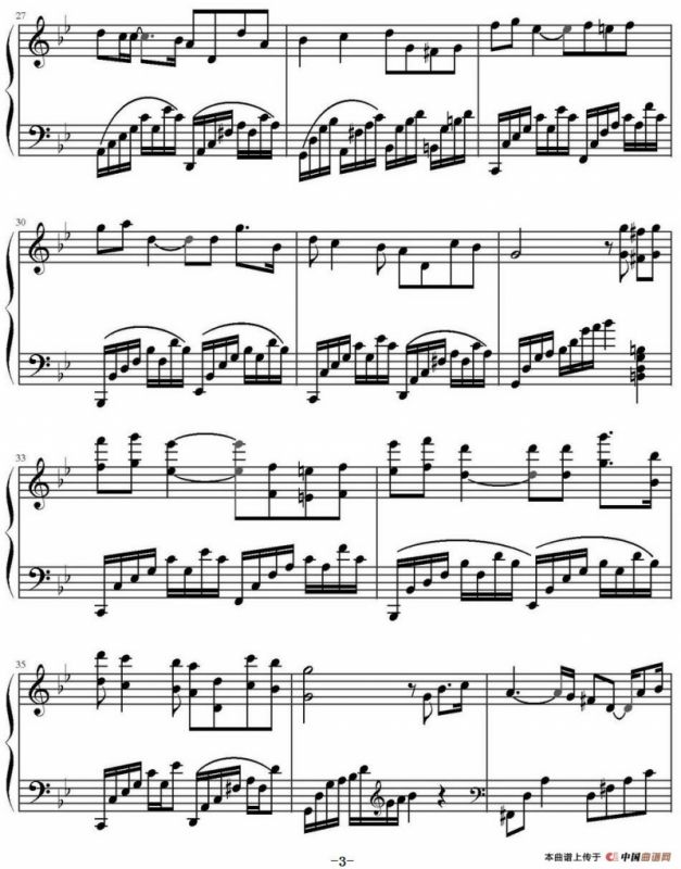 是否爱过我（电视剧《像雾像雨又像风》主题曲、弹琴吧制谱版）