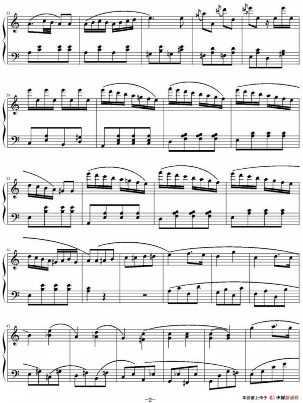 库劳A小调小奏鸣曲Op.88，NO.3