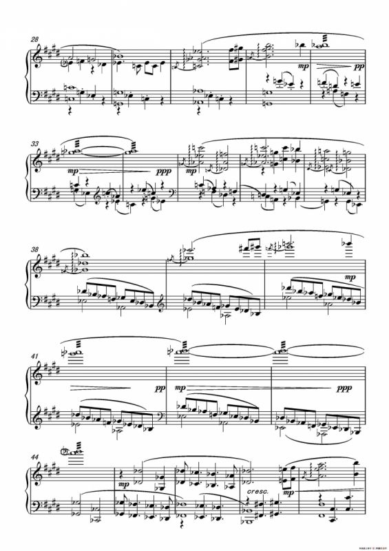 第二十钢琴奏鸣曲（Piano Sonata.20）（中国钢琴作品）