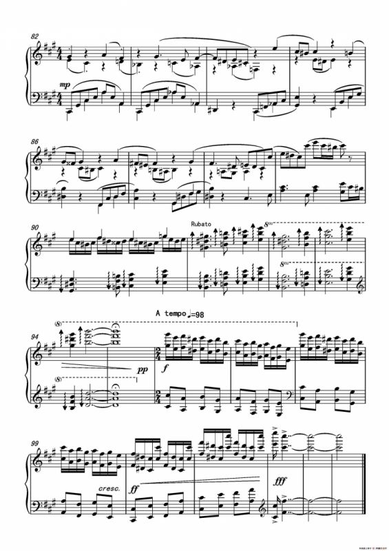 第二十钢琴奏鸣曲（Piano Sonata.20）（中国钢琴作品）