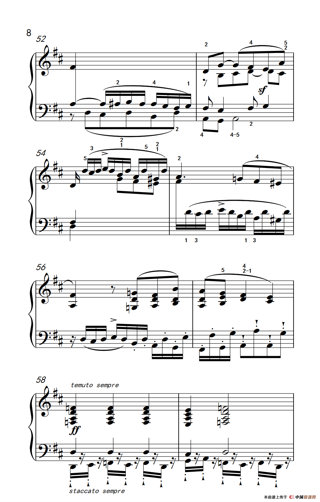 奏鸣曲 Opus 2 Nr.2 第二乐章（贝多芬奏鸣曲集 1）