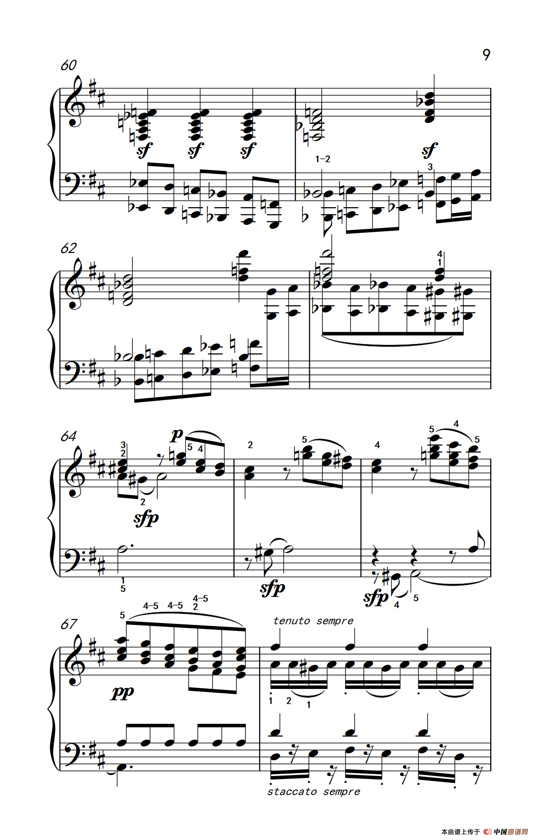 奏鸣曲 Opus 2 Nr.2 第二乐章（贝多芬奏鸣曲集 1）