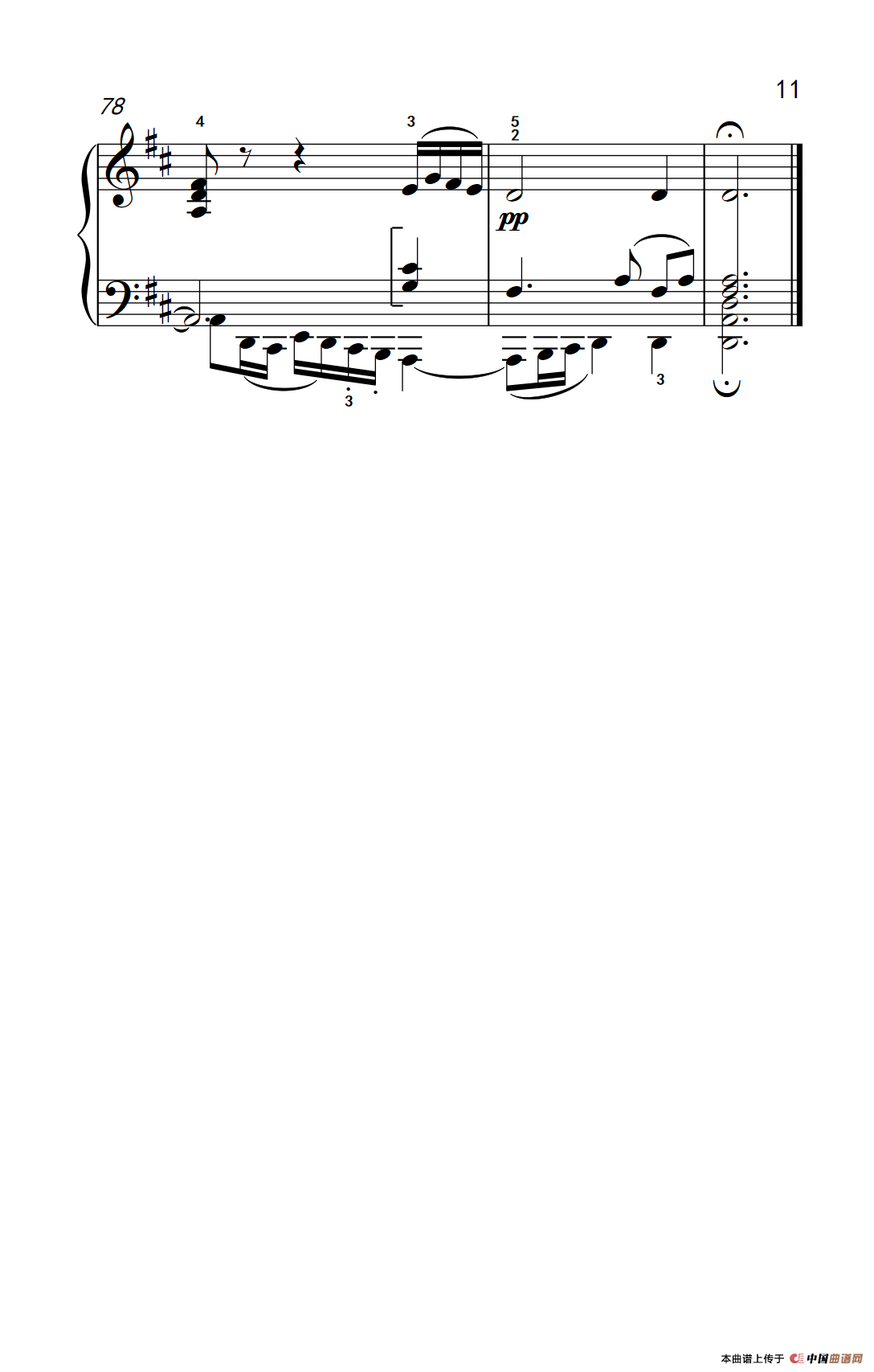 奏鸣曲 Opus 2 Nr.2 第二乐章（贝多芬奏鸣曲集 1）