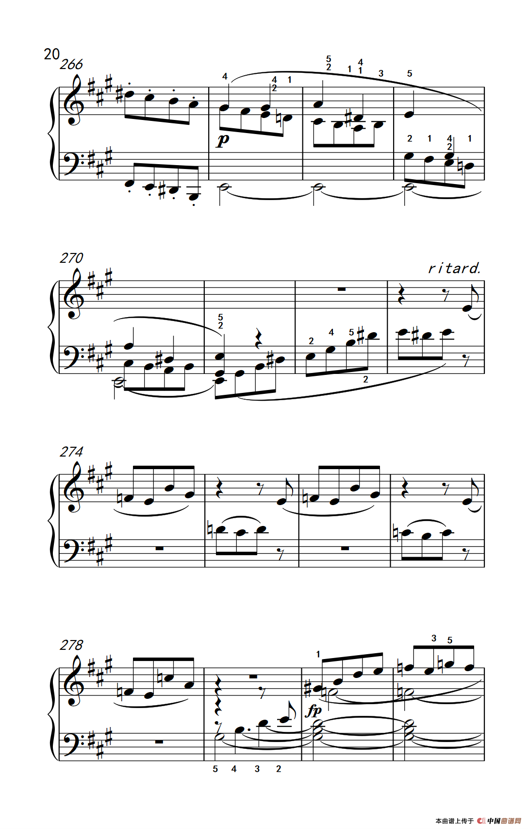 奏鸣曲 Opus 2 Nr.2 第一乐章（贝多芬奏鸣曲集 1）