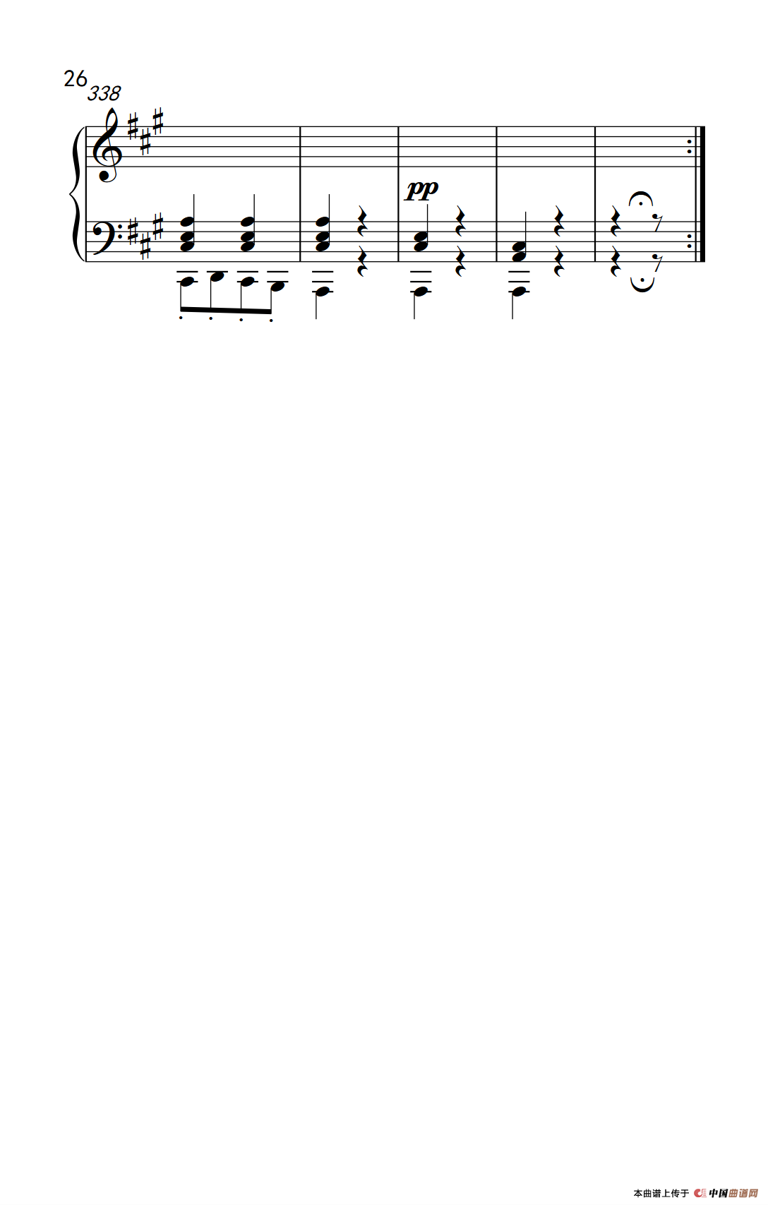 奏鸣曲 Opus 2 Nr.2 第一乐章（贝多芬奏鸣曲集 1）