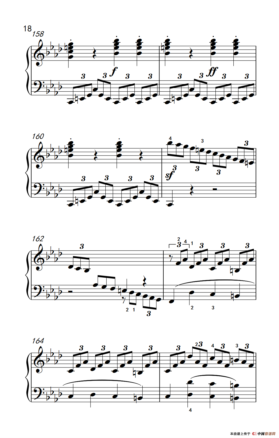 奏鸣曲 Opus 2 Nr.1 第四乐章（贝多芬奏鸣曲集 1）