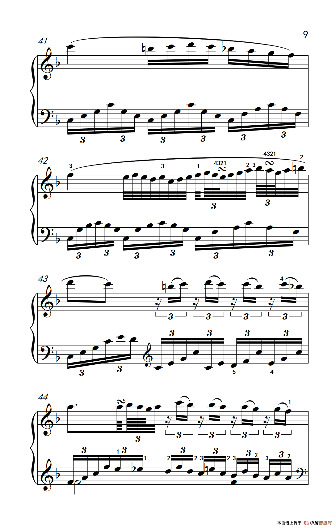 奏鸣曲 Opus 2 Nr.1 第二乐章（贝多芬奏鸣曲集 1）